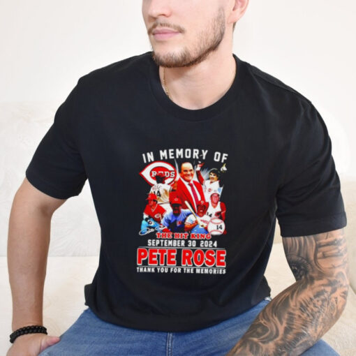 Official Pete Rose in memory of the hit king thank you for the memories shirt