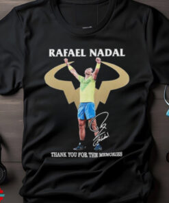 Official Rafael Nadal Grand Slam 22 Thank You For The Memories Signature shirt