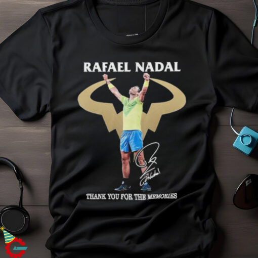 Official Rafael Nadal Grand Slam 22 Thank You For The Memories Signature shirt