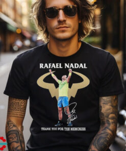 Official Rafael Nadal Grand Slam 22 Thank You For The Memories Signature shirt