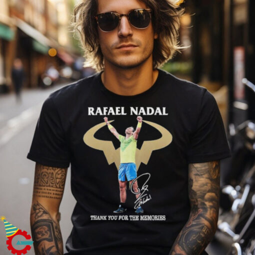 Official Rafael Nadal Grand Slam 22 Thank You For The Memories Signature shirt