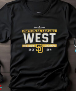 Official San Diego Padres 2024 Nl West Division Champions T shirt