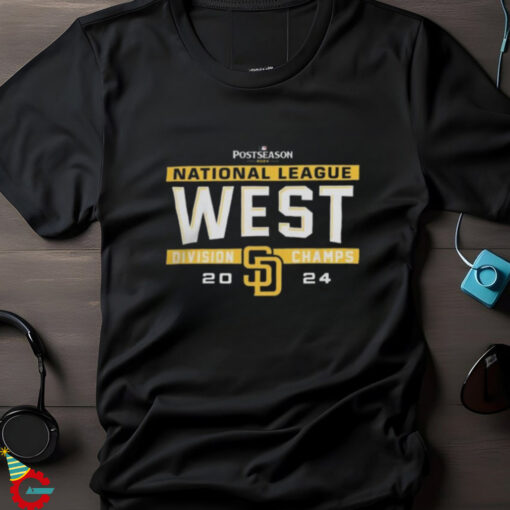 Official San Diego Padres 2024 Nl West Division Champions T shirt