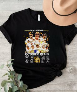 Official San Diego Padres Postseason October Ready 2024 signatures shirt