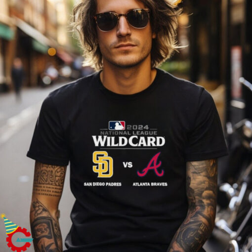 Official San Diego Padres Vs Atlanta Braves 2024 MLB National League Wild Card T shirt