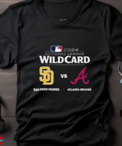 Official San Diego Padres Vs Atlanta Braves 2024 MLB National League Wild Card T shirt