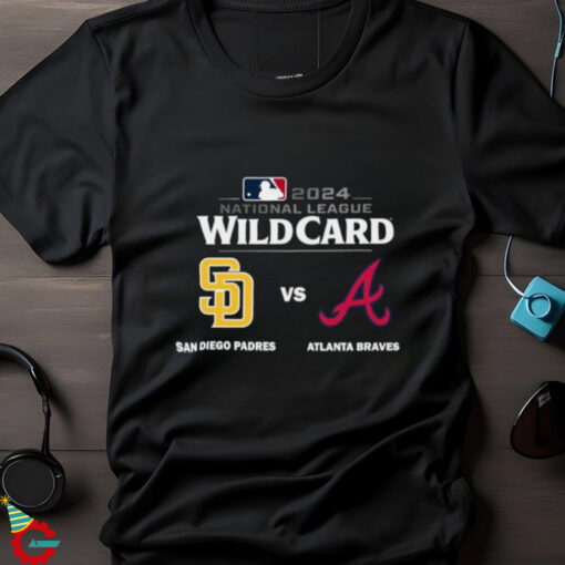 Official San Diego Padres Vs Atlanta Braves 2024 MLB National League Wild Card T shirt