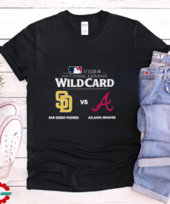 Official San Diego Padres Vs Atlanta Braves 2024 MLB National League Wild Card T shirt