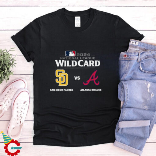 Official San Diego Padres Vs Atlanta Braves 2024 MLB National League Wild Card T shirt