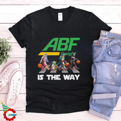 Official Star Wars Characters Abbey Road ABF Freight Is The Way Halloween 2024 shirt