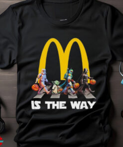 Official Star Wars Characters Abbey Road McDonald’s Is The Way Halloween 2024 shirt