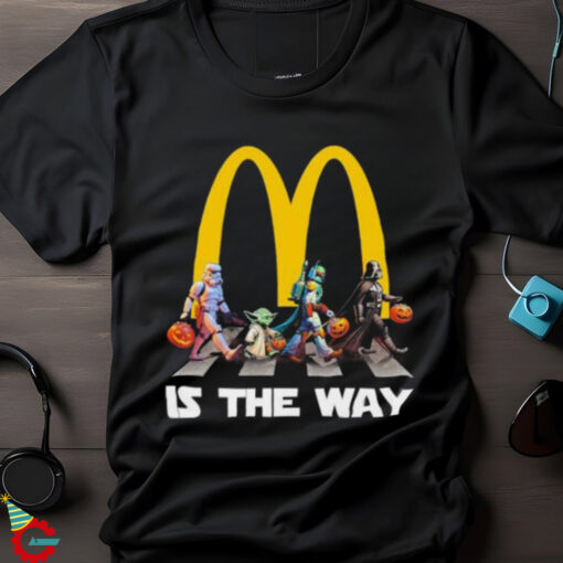 Official Star Wars Characters Abbey Road McDonald’s Is The Way Halloween 2024 shirt