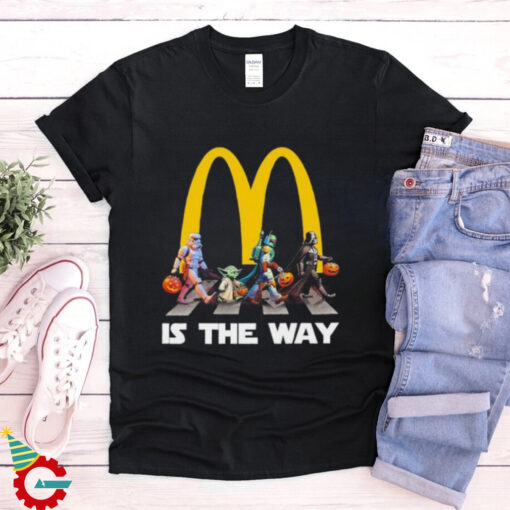 Official Star Wars Characters Abbey Road McDonald’s Is The Way Halloween 2024 shirt