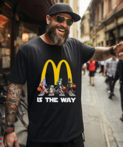 Official Star Wars Characters Abbey Road McDonald’s Is The Way Halloween 2024 shirt