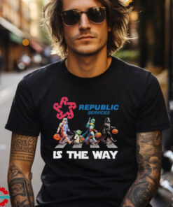 Official Star Wars Characters Abbey Road Republic Services Is The Way Halloween 2024 shirt