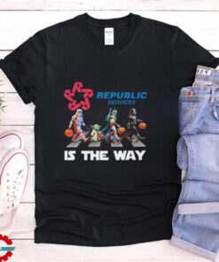 Official Star Wars Characters Abbey Road Republic Services Is The Way Halloween 2024 shirt