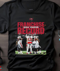 Official Tampa Bay Buccaneers 594 yards Franchise Record shirt