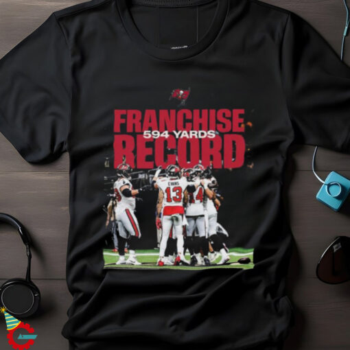 Official Tampa Bay Buccaneers 594 yards Franchise Record shirt