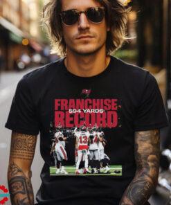 Official Tampa Bay Buccaneers 594 yards Franchise Record shirt