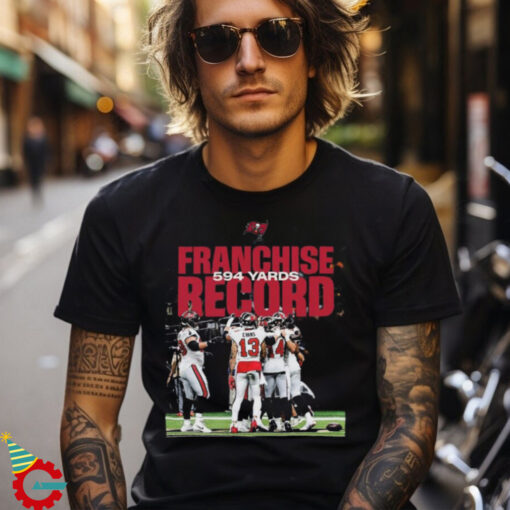 Official Tampa Bay Buccaneers 594 yards Franchise Record shirt