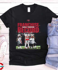 Official Tampa Bay Buccaneers 594 yards Franchise Record shirt