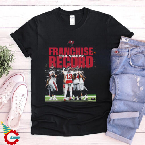 Official Tampa Bay Buccaneers 594 yards Franchise Record shirt