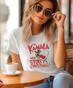 Official The Kamala Who Stole Christmas Kamala Harris The Grinch Santa Claus Madam President Us Election 2024 T shirt