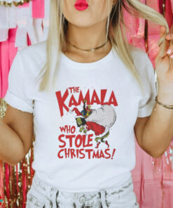 Official The Kamala Who Stole Christmas Kamala Harris The Grinch Santa Claus Madam President Us Election 2024 T shirt