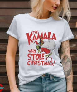 Official The Kamala Who Stole Christmas Kamala Harris The Grinch Santa Claus Madam President Us Election 2024 T shirt