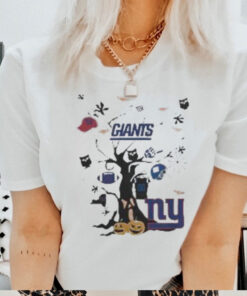 Official Tree Halloween New York Giants NFL Team 2024 T Shirt