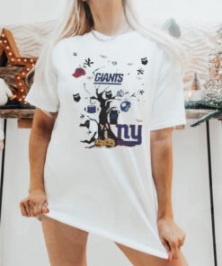 Official Tree Halloween New York Giants NFL Team 2024 T Shirt