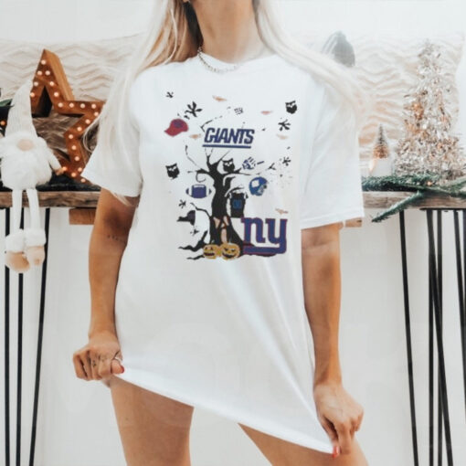 Official Tree Halloween New York Giants NFL Team 2024 T Shirt