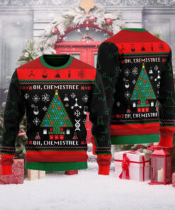 Oh, Chemistree Science Ugly Christmas Sweater