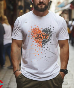 Oklahoma State Cowboys Heart Shirt0