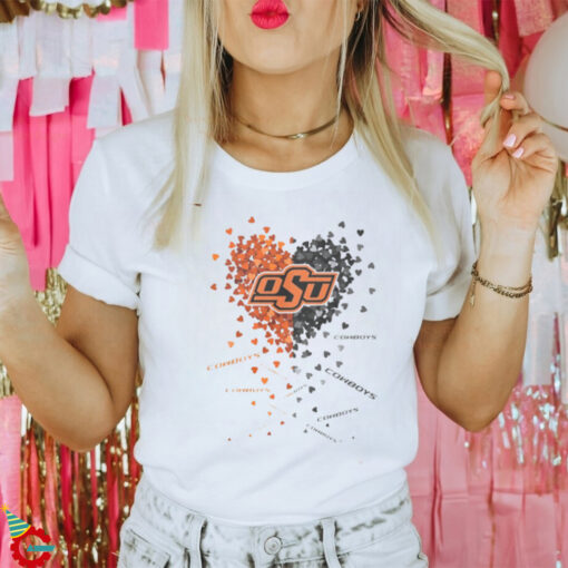 Oklahoma State Cowboys Heart Shirt0