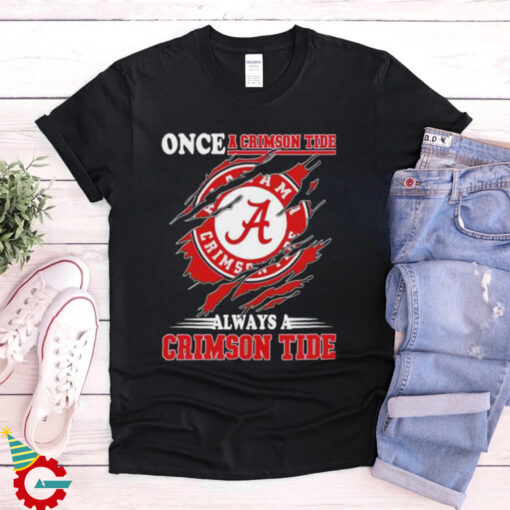 Once a Crimson Tide always a Alabama Championship shirt