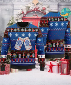 Pabst Blue Ribbon 2024 Christmas Ugly Sweater