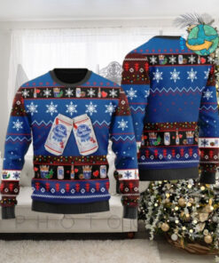 Pabst Blue Ribbon 2024 Christmas Ugly Sweater