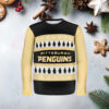 Pittsburgh Penguins One Too Many Light Up Ugly Sweater Holiday Ugly Christmas Sweater