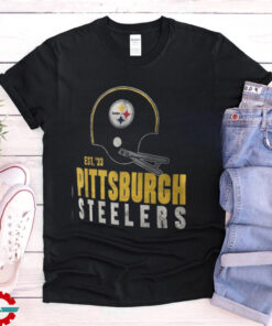 Pittsburgh Steelers Nike Black Helmet Essential T Shirt