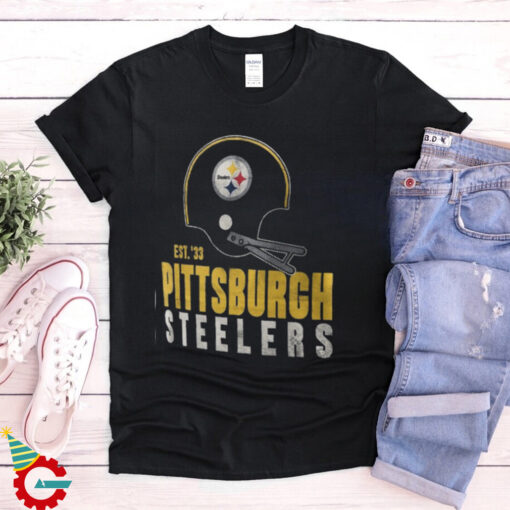 Pittsburgh Steelers Nike Black Helmet Essential T Shirt