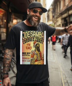 Poster Joe Samba Paradise in Boston MA On Dec 21 2024 t shirt