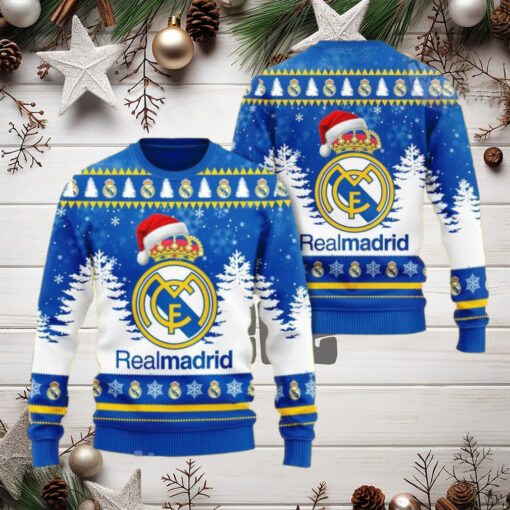 Real Madrid S2 Ugly Christmas Sweater , Unisex Wool Sweater