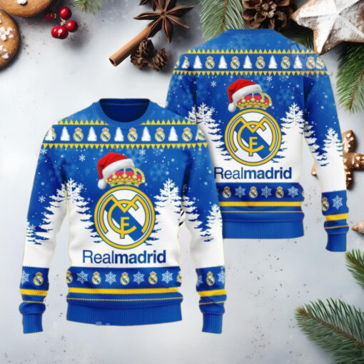 Real Madrid S2 Ugly Christmas Sweater , Unisex Wool Sweater