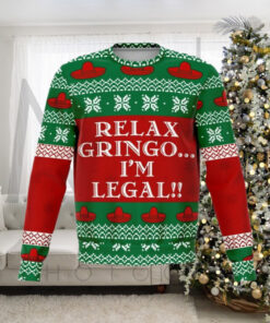 Relax Gringo Funny Ugly Christmas Sweater