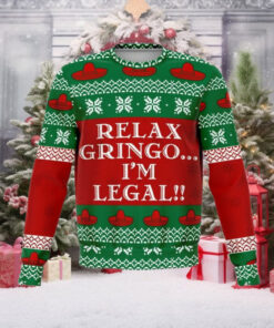 Relax Gringo Funny Ugly Christmas Sweater