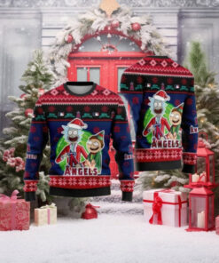 Rick And Morty Angels Christmas Sweater Funny Festive Design