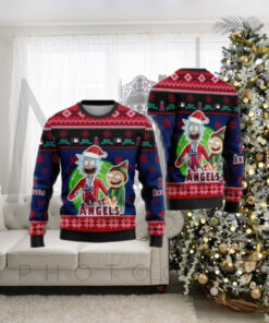 Rick And Morty Angels Christmas Sweater Funny Festive Design