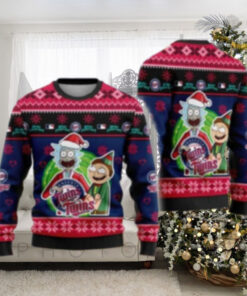 Rick And Morty Minnesota Twins Ugly Christmas Sweater