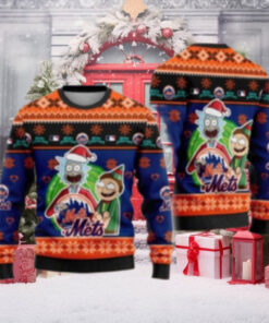 Rick And Morty New York Mets Ugly Christmas Sweater